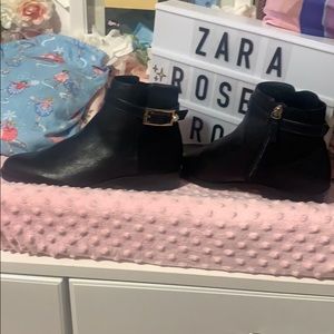 Black Zara boots